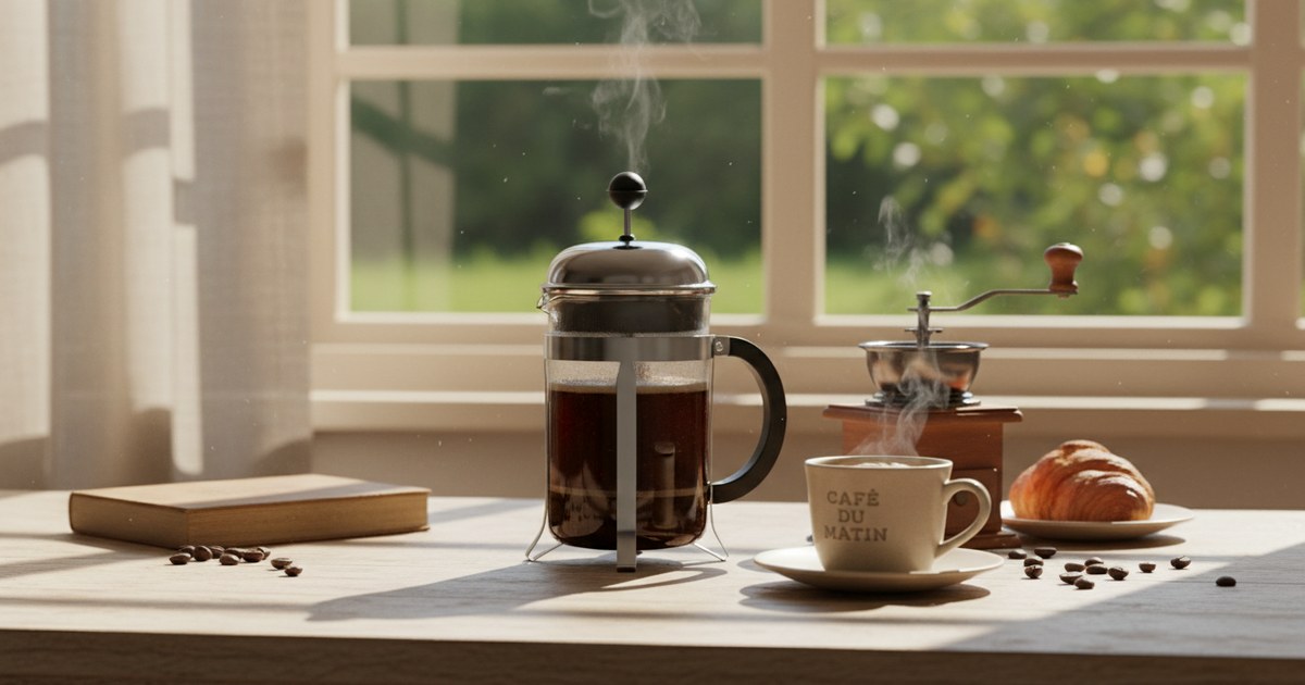La cafetière à piston : un rituel matinal intemporel
